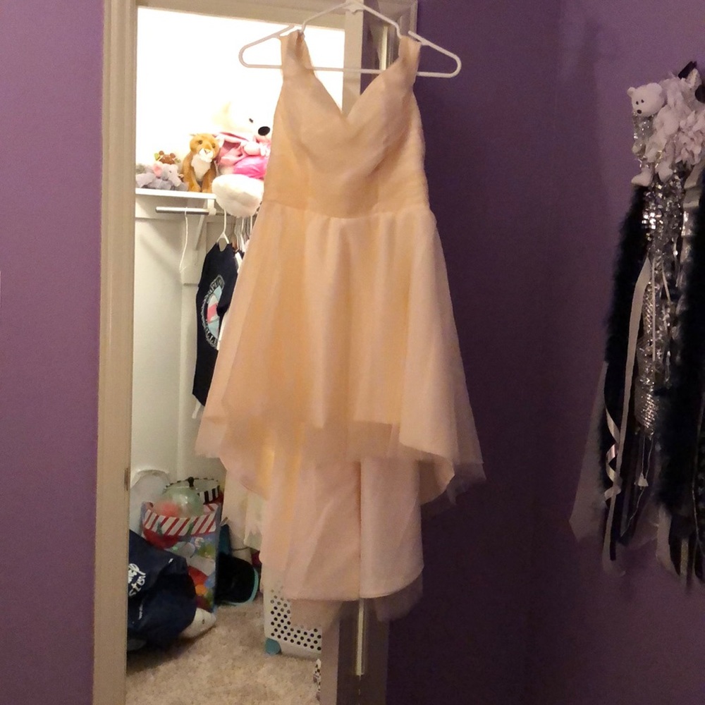 Tan homecoming dress